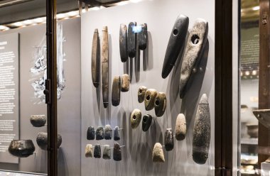 3 Eylül 2018, Viyana, Avusturya: Doğal Tarih Müzesi oluşturur geliştirme insanlık ev eşyaları ve lüks.