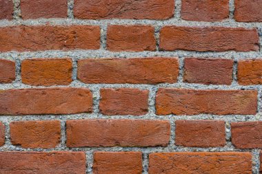 Eski bir taş tuğla duvar arka plan yakın çekim vurdu 