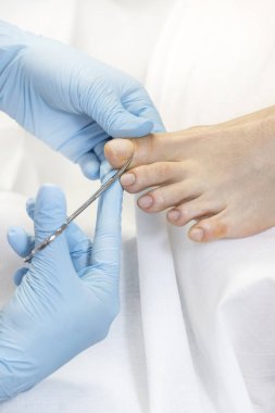 Güzellik Salonu bir pedikür süreci