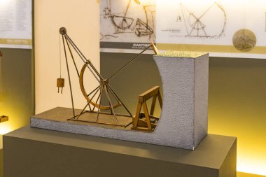 6 Haziran 2018, Milan, İtalya: teknolojik Teknik Müzesi adlı sonra Leonardo Da Vinci departmanı, gelişim, iletişim ve telekomünikasyon Fuarı.