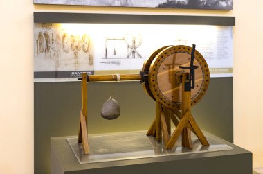 6 Haziran 2018, Milan, İtalya: teknolojik Teknik Müzesi adlı sonra Leonardo Da Vinci departmanı, gelişim, iletişim ve telekomünikasyon Fuarı.