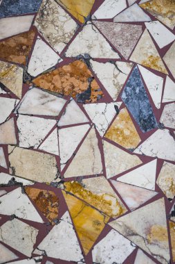 Çok renkli mozaik yakın çekim shot parçalarını arka plan.