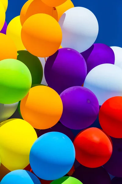 Background Set Colored Balloons Sky Background Royalty Free Stock Images