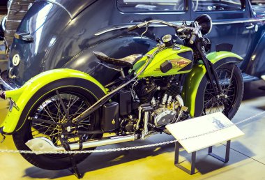 Münih, Almanya - 26 Kasım 2018: topluluğu tarihsel olarak bilinen ve Münih ulaşım Müzesi (Deutsches Museum Verkehrszentrum Araçlar). 