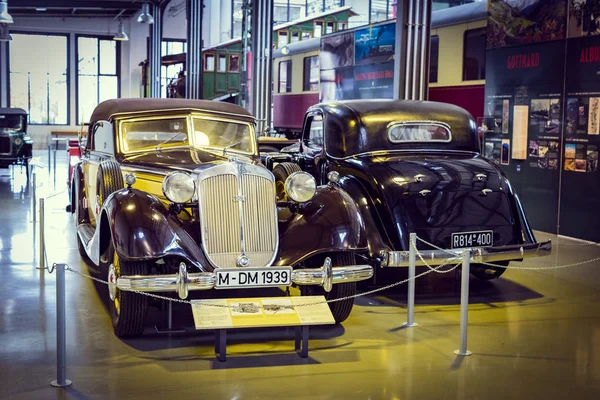 Munich Alemanha Novembro 2018 Coleção Veículos Historicamente Conhecidos Para Museu — Fotografia de Stock