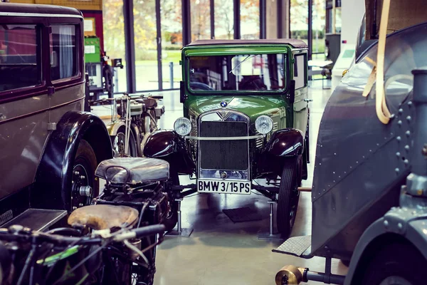 Munich Germany November 2018 Collection Historically Known Vehicles Munich Transport — Stock Photo, Image