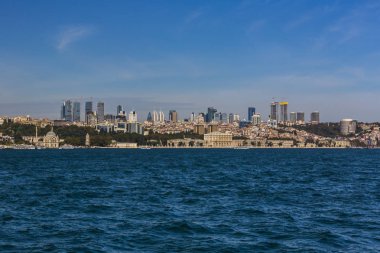  Haliç görünümünden kanal üzerinde Panoraması şehir pistleri