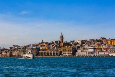  Haliç görünümünden kanal üzerinde Panoraması şehir pistleri