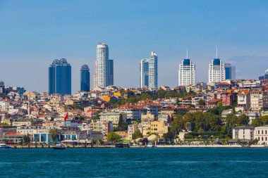  Haliç görünümünden kanal üzerinde Panoraması şehir pistleri