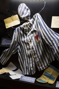 Kiev, Ukrayna 15 Mart 2019: Nesneleri ve bellek ve İkinci Dünya Savaşı tarihi anıt olarak sergi.