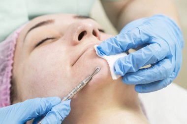 İşlem kozmetik maskesi masaj ve Cilt Bakımı Güzellik Salonu 