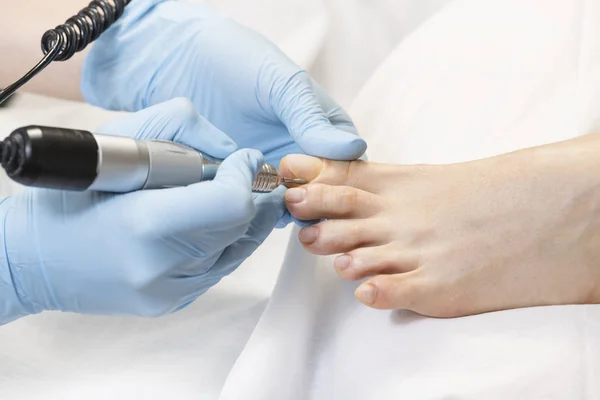 Process Pedicure Beauty Salon — Stock Photo, Image