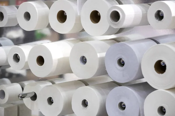 Background Many Rolls Toilet Paper — Stock Photo, Image