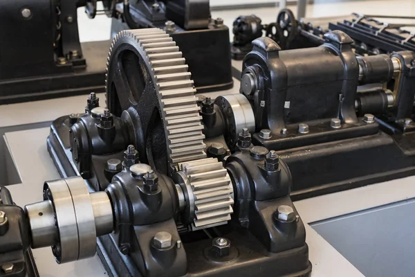 Viena Austria Agosto 2017 Museo Técnico Viena Exhibe Producción Maquinaria — Foto de Stock