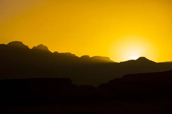 Wadi Rum Desert Piedra Arenisca Jordania —  Fotos de Stock