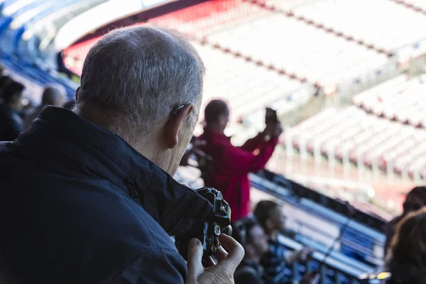 Barselona Spanya Ocak 2018 Spanya Nın Barselona Şehrindeki Camp Nou — Stok fotoğraf