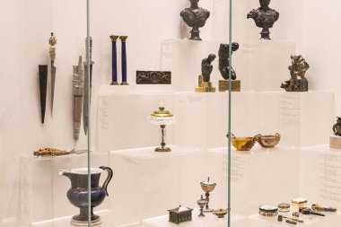 4 Haziran 2018, Milan, İtalya: Poldis Pezzoli, lüks Milan asaleti koleksiyonlarından Fuar Müzesi.