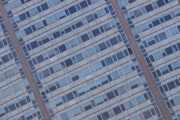 Background of the windows and balconies of the multi-storey building.