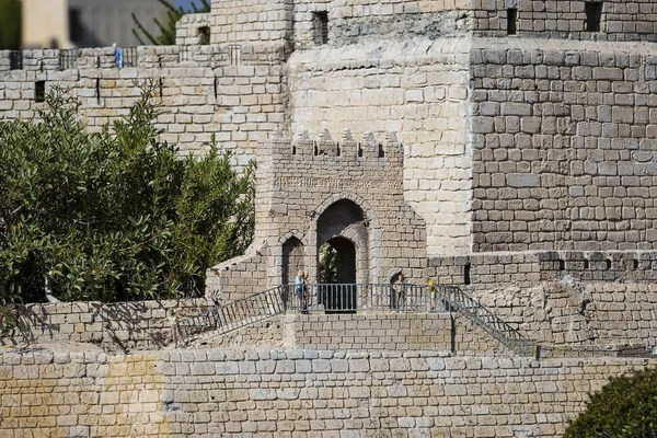 Latrun Israel November 2017 Museum Miniature Architectural Landmarks Israel Open — Stock Photo, Image