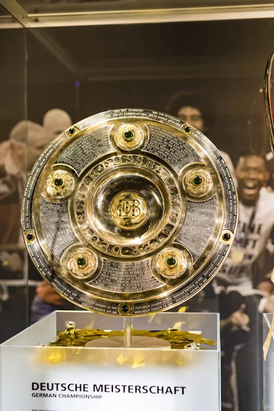 Munich Alemanha Novembro 2018 Museu Conquistas Clube Futebol Munique Baviera — Fotografia de Stock