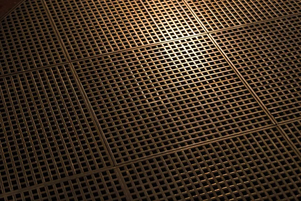 Background of bent metal sheets in the form of a grid.