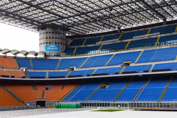 Juni 2018 Milan Italien Elemente Des Inneren Stadions Fußballmannschaften Inter — Stockfoto