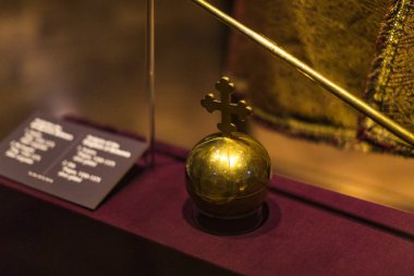 3 Eylül 2018, Viyana, Avusturya: Viyana Avusturya'da Habsburg Hanedanı Müzesi Hofburg Sarayı hazine. 