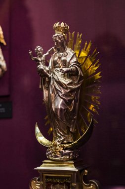 3 Eylül 2018, Viyana, Avusturya: Viyana Avusturya'da Habsburg Hanedanı Müzesi Hofburg Sarayı hazine.