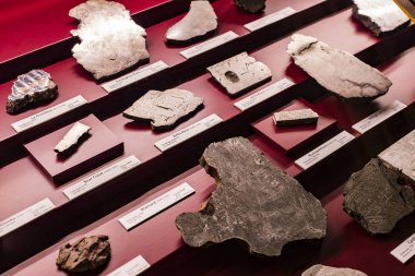 3 Eylül 2018, Viyana, Avusturya: göktaşları topluluğu temsil edilir Doğal Tarih Müzesi, Viyana. 