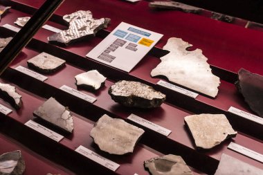 3 Eylül 2018, Viyana, Avusturya: göktaşları topluluğu temsil edilir Doğal Tarih Müzesi, Viyana. 