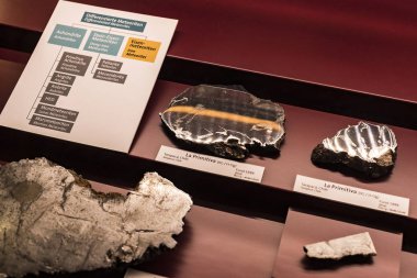 3 Eylül 2018, Viyana, Avusturya: göktaşları topluluğu temsil edilir Doğal Tarih Müzesi, Viyana. 