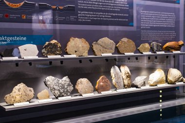 3 Eylül 2018, Viyana, Avusturya: göktaşları topluluğu temsil edilir Doğal Tarih Müzesi, Viyana. 