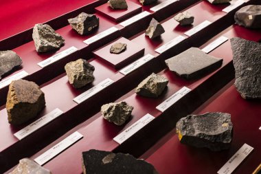 3 Eylül 2018, Viyana, Avusturya: göktaşları topluluğu temsil edilir Doğal Tarih Müzesi, Viyana. 