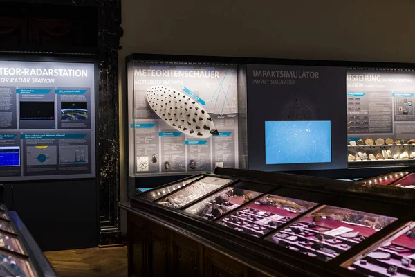 September 2018 Wien Österreich Meteoritensammlung Ist Vertreten Naturhistorisches Museum Wien — Stockfoto