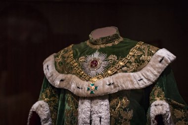 3 Eylül 2018, Viyana, Avusturya: Viyana Avusturya'da Habsburg Hanedanı Müzesi Hofburg Sarayı hazine. 