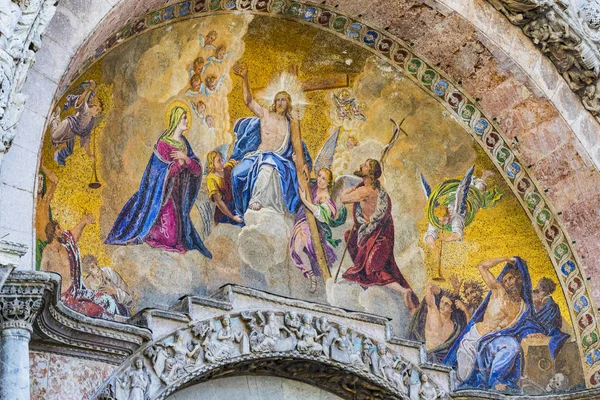 Italia Venice Septembrie 2018 Detalii Despre Interiorul Bazilicii Marcu Din — Fotografie, imagine de stoc