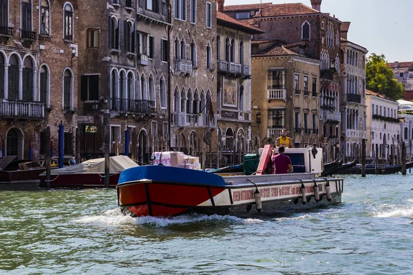 Olaszország Velence Szeptember 2018 Sorozat Képek Sétált Csatornák Velence Háttérben — Stock Fotó