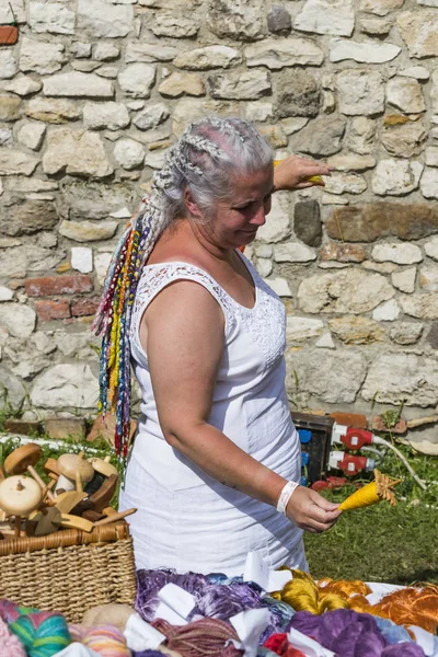 Budapest Hungría Agosto 2017 Feria Folclórica Tradicional Honor San Esteban — Foto de Stock