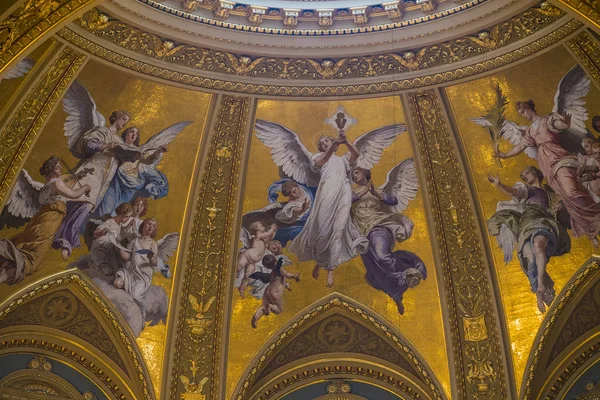 Budapest Hungary August 2017 Elementer Arkitektur Interiør Sankt Stefans Basilika – stockfoto