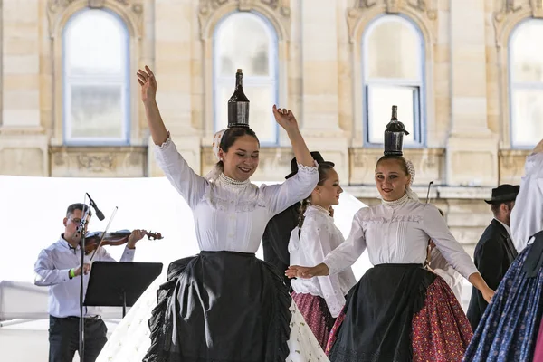 Budapest Hungría Agosto 2017 Feria Folclórica Tradicional Honor San Esteban —  Fotos de Stock