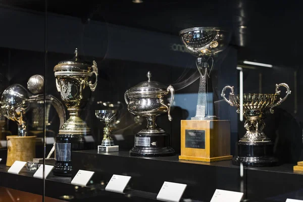 Madrid Spain March 2018 Museum Real Madrid Football Club Cups — Stock Photo, Image