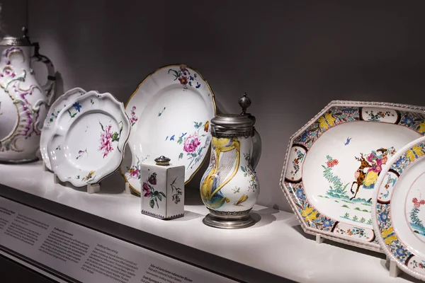 Munich Duitsland November 2018 Represents Exposition Cookware History Collection Bavarian — Stockfoto