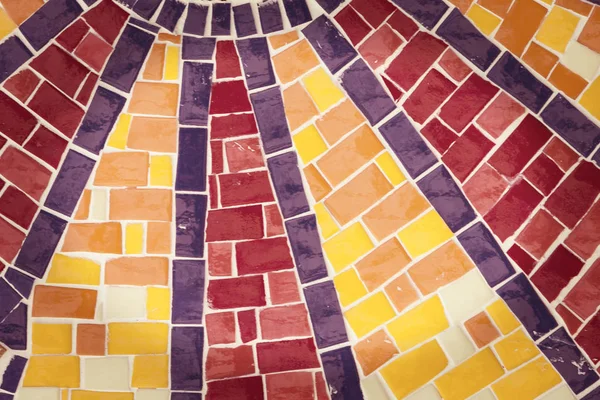 Mozaiğin Arkaplanı Desenli Birçok Ögenin Rengi — Stok fotoğraf