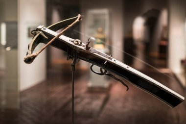 MÜZİK, Almanya - 27 Kasım 2018: Münih 'teki Bavyera Ulusal Müzesi' nde lüks eşyalar ve asiller sanatı sergisi.