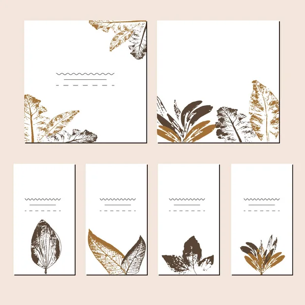 Wedding Invitation, floral invite terima kasih, rsvp modern cards . - Stok Vektor