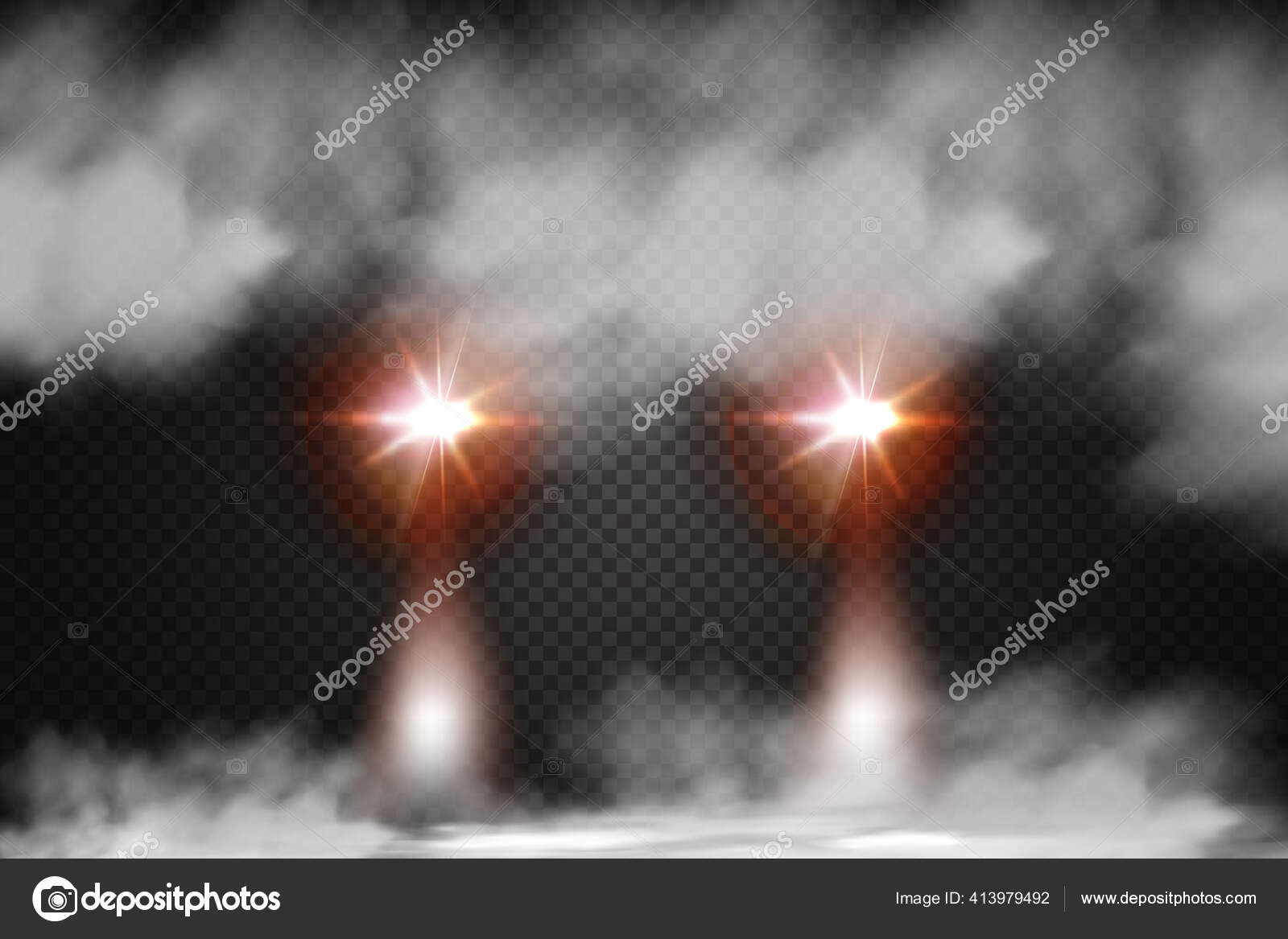 車のフロント輝くビーム ストックベクター C Galynka 車のフロント輝くビーム ストックベクター C Galynka