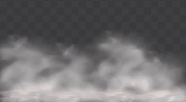 Облачное небо или смог над городом. Векторная иллюстрация. — стоковый вектор