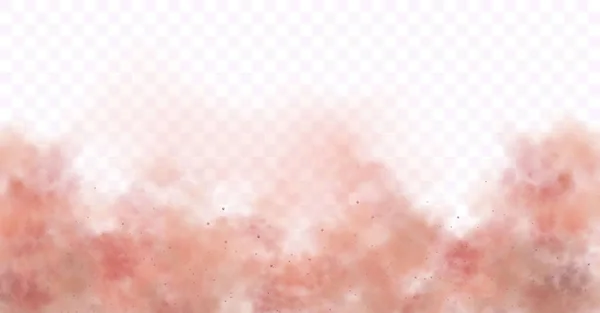 Koyu renkli arkaplanda beyaz vektör bulanıklığı, sis veya duman.