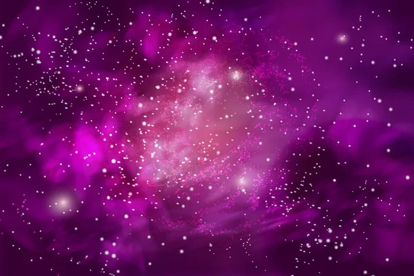 Vektorillustration des unendlichen Universums und der Milchstraße. — Stockvektor