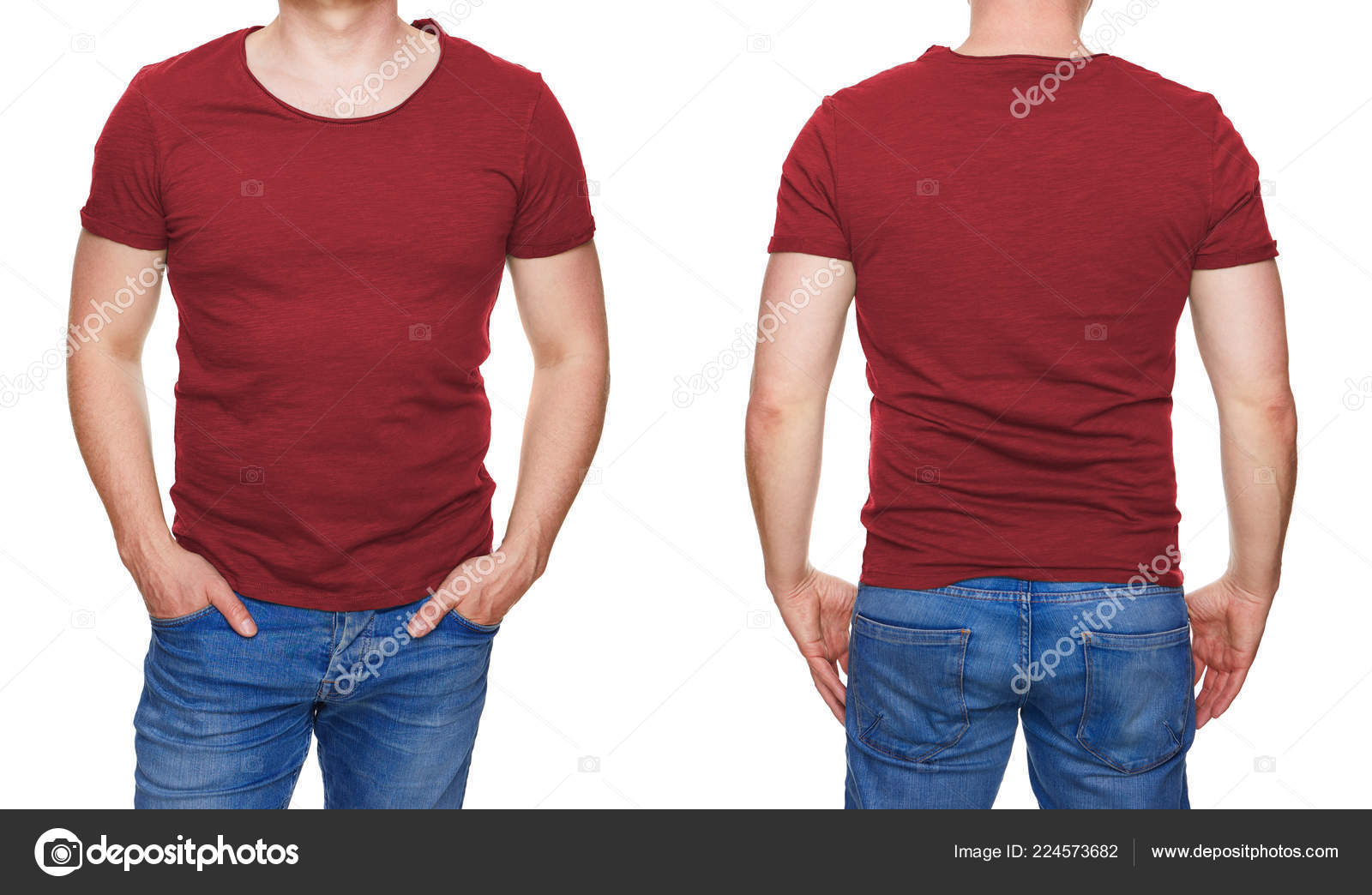 red tshirt blank